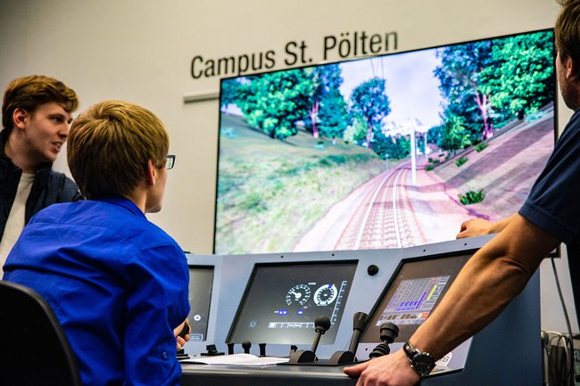 Studierende im RailLab