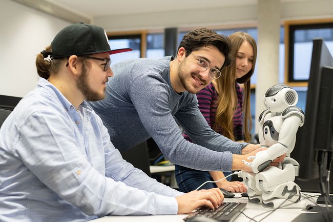 Studierende im Data Science Lab