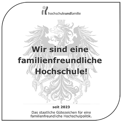 Gütesiegel Familienfreundliche Hochschule