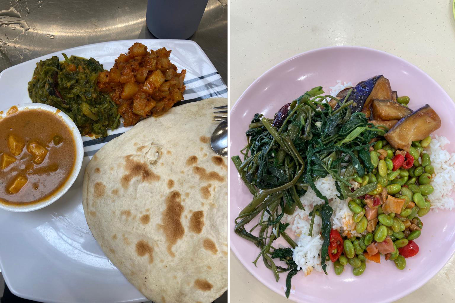 Singapur: Essen in der Mensa