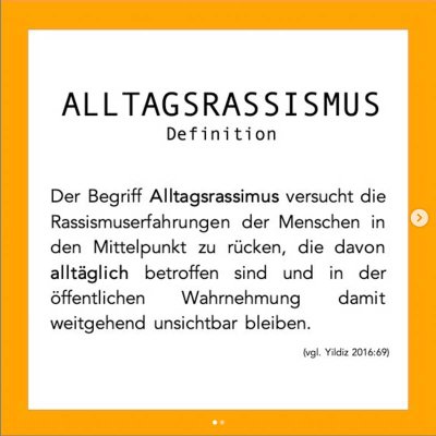 Alltagsrassismus