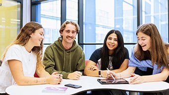 Studierende am Campus St. Pölten