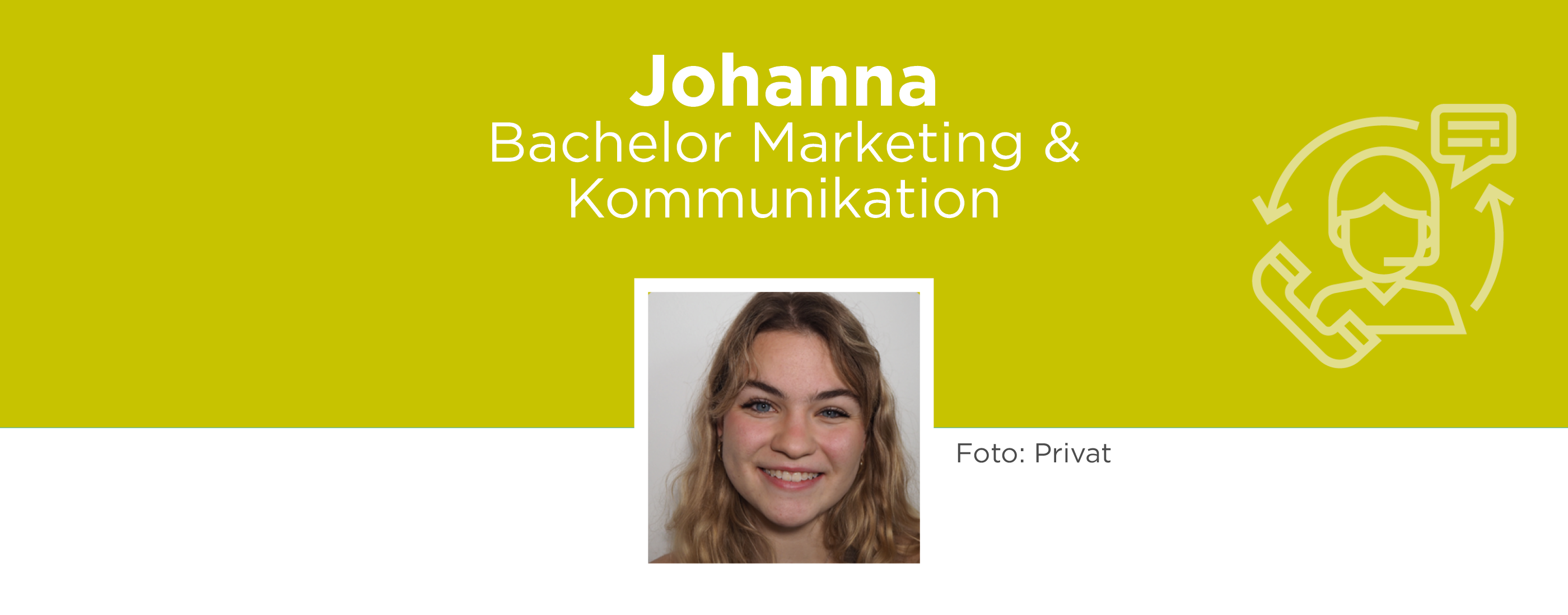 Student Ambassador Johanna
