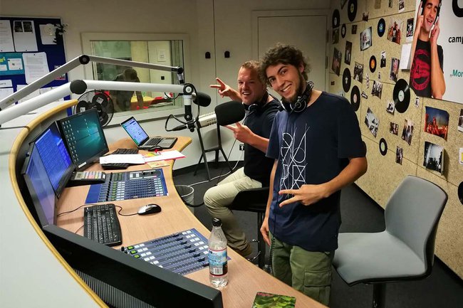 Tino Liangos und Florian Schmiedecker von der Sendereihe "Regionale Weltmusik"