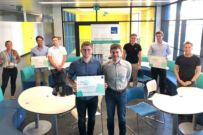 Die Siegerteams des Smart Engineering Awards 2019