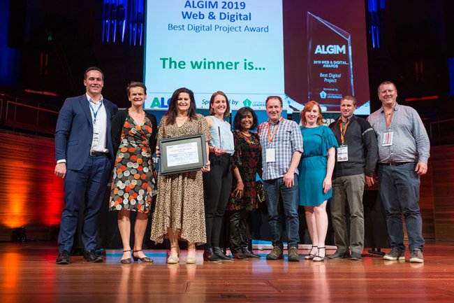Best Digital Projekt - ALGIM Award in New Zealand