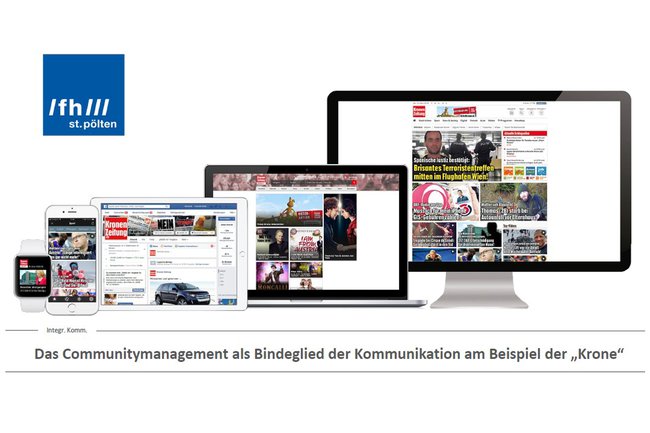 Peter Zeilinger, Leiter Community Management bei Krone Multimedia, zu Gast im Masterlehrgang Digital Marketing