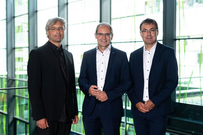 Hannes Raffaseder, Gernot Kohl, Johann Haag (v.l.n.r.)