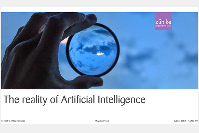 Die Realität von künstlicher Intelligenz - Vortrag von Albert Frömel an der FH St. Pölten