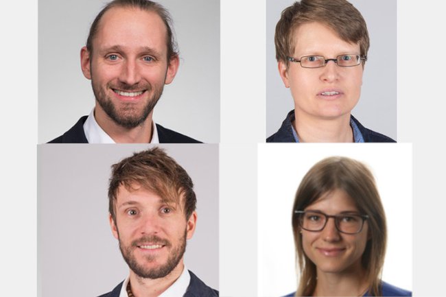 Matthias Zeppelzauer, Kerstin Blumenstein, Brian Horsak und Sandra Vyssoki