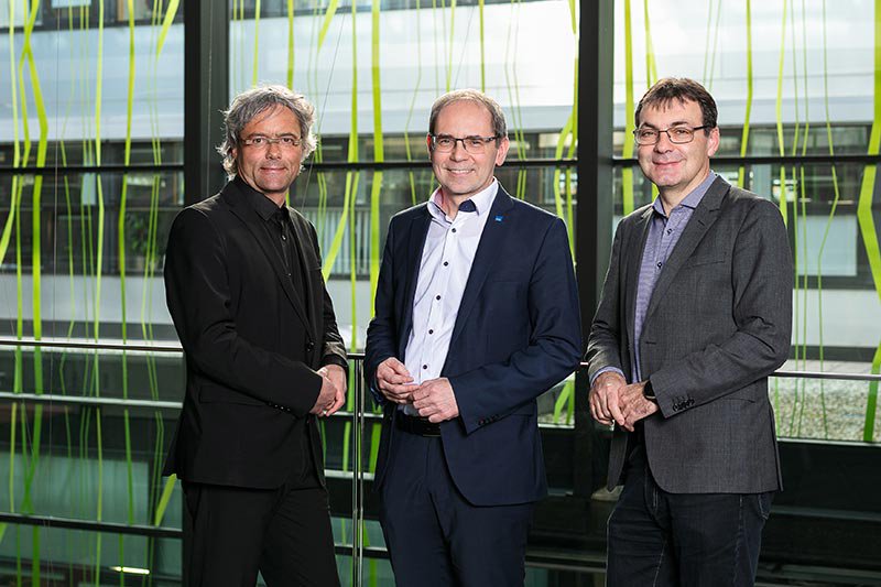 Die Geschäftsführung – v.l.: Hannes Raffaseder, Gernot Kohl, Johann Haag