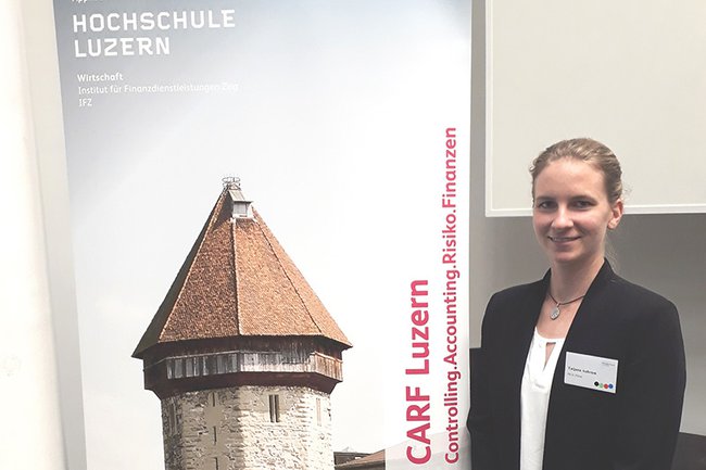 Tatjana Aubram bei der CARF-Konferenz in Luzern