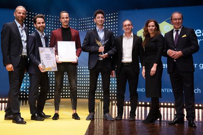 Copyright: create carinthia Gold-Creos Werbepreis für Absolvent Izidor Čertov
