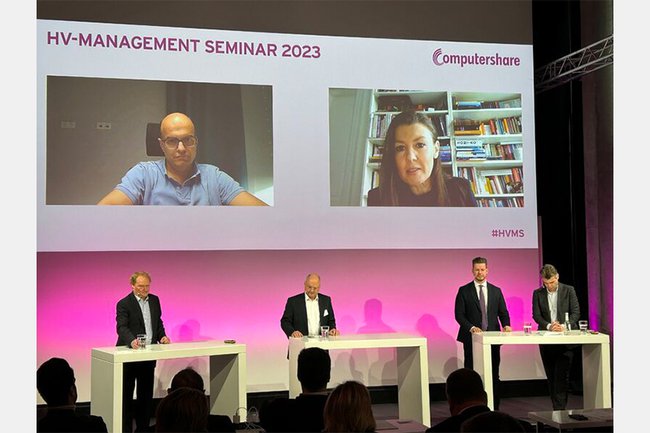 Monika Kovarova-Simecek als Panelistin beim HV-Management Seminar 2023