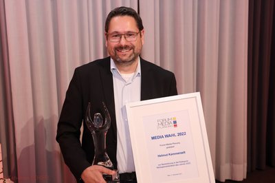 Copyright: Katharina Schiffl Helmut Kammerzelt ist „FMP-Mediapersönlichkeit 2022“
