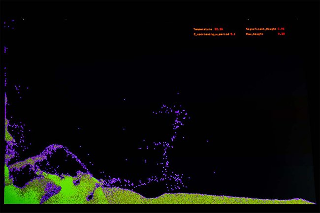 Copyright: Titelbild: Iason Svoronos-Kanavas An audiovisual display to explore oceanographic data.