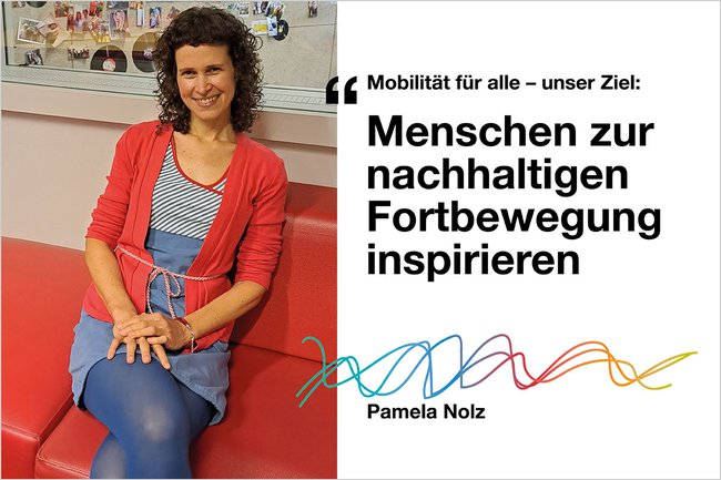 Pamela Nolz im Podcast-Studio