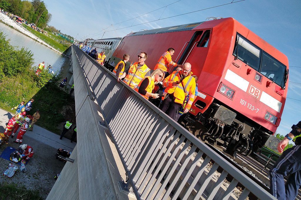 ÖBB-DB-Notfallübung (c) FH St. Pölten / Otfried Knoll