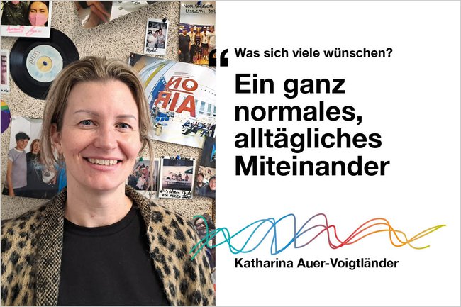 Katharina Auer-Voigtländer im Podcast-Studio der FH St. Pölten