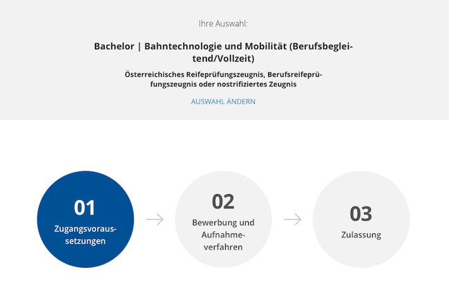 Neue Bewerbungsinfo online