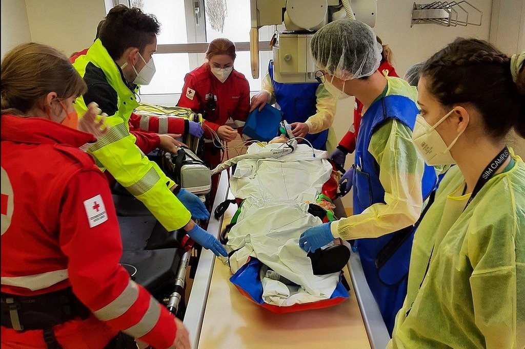 Ausbildung im Simulationskrankenhaus