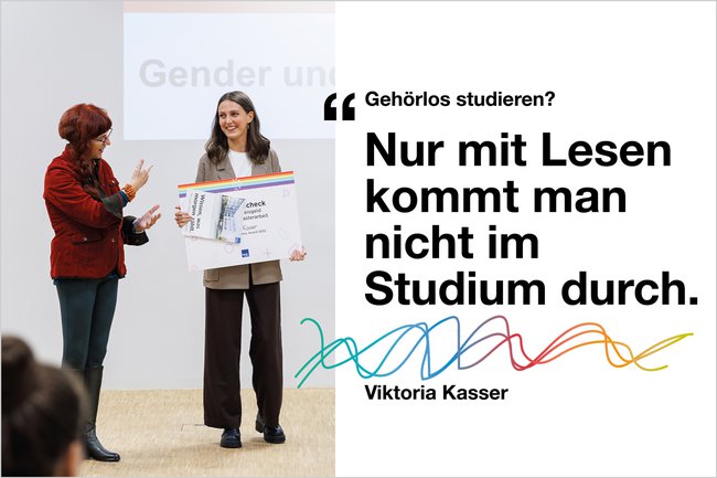 Podcast: Was brauchen gehörlose Menschen fürs Studium? Zu Gast: Viktoria Kasser