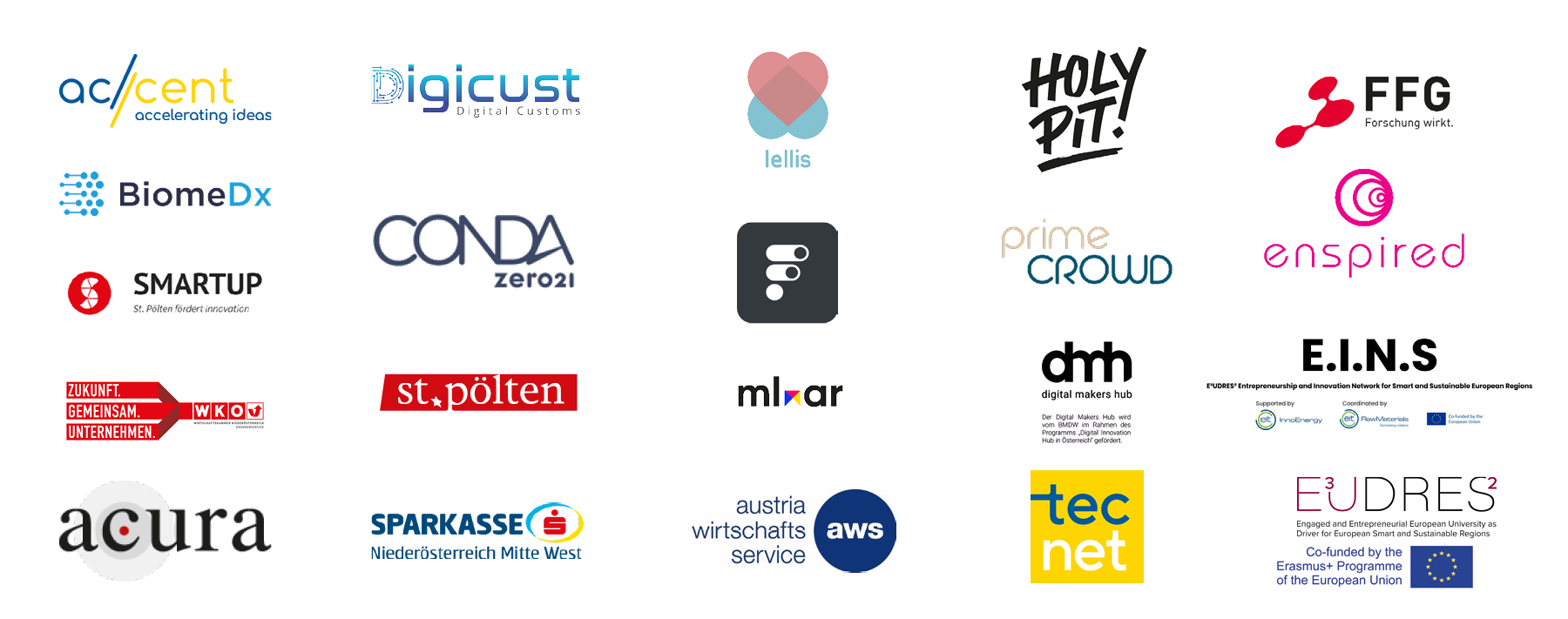 Logos der teilnehmenden Unternehmen