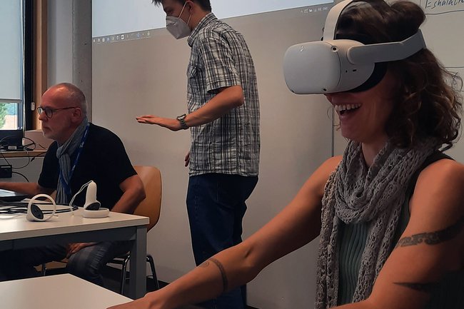 Soziale Arbeit: Feedbacktest für eine neue Anwendung für VR-Brillen