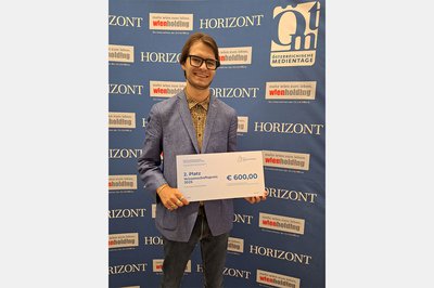 Copyright: Bernd Benedikt Richter 2. Platz bei RTR Wissenschaftspreis 2025