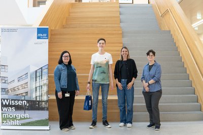 Copyright: FHSTP / Florian Stix Als Schüler Data Science studieren