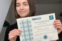 Anastasiya Oblog in Hochbegabtenprogramm 2021