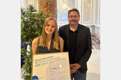 Marketing-Absolventin holt PRVA-Wissenschaftspreis