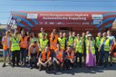 Bahntechnologie Studierende bei DAK Testzug