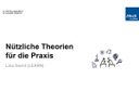 Didaktische Erkenntnisse für die Lehre