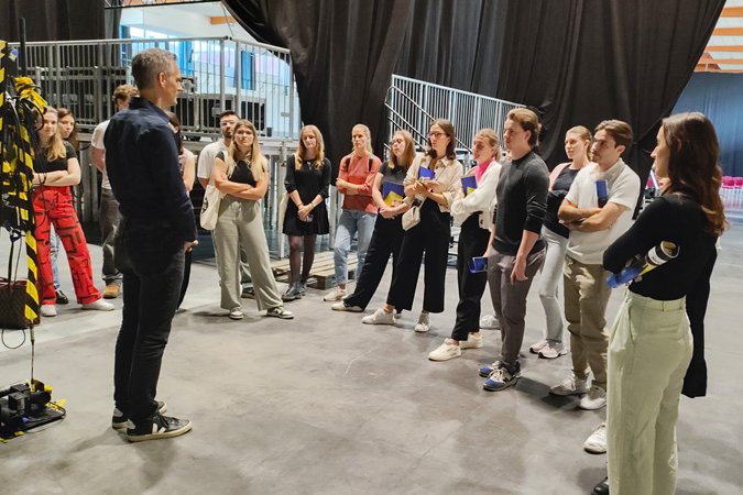 Marketing-Studierende zu Besuch im VAZ St. Pölten