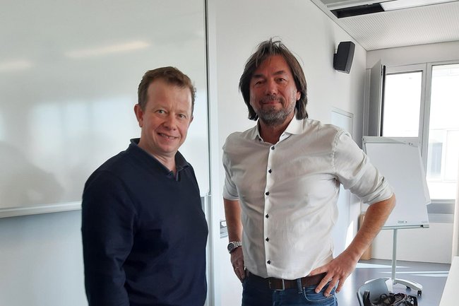 Franz Koll, Geschäftsführer von bellaflora, zu Gast in der Lehrveranstaltung "Markenführung" im Masterstudiengang Digital Marketing & Kommunikation