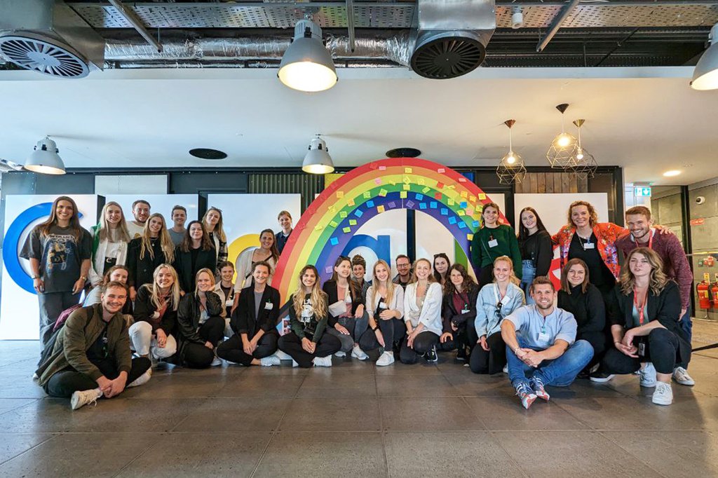 Digital Marketing-Studierende auf Exkursion in Dublin  © FH St. Pölten
