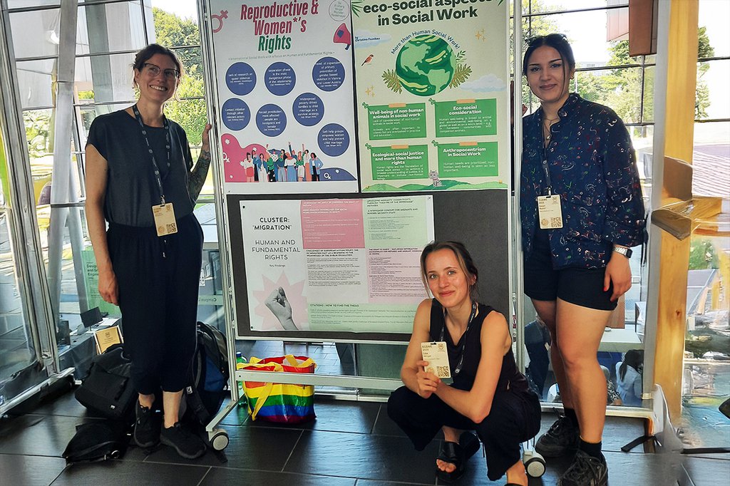 Posterpräsentation bei der European Conference Of Social Work Education in Salzburg