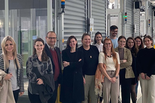 Studierende zu Gast bei POLYTEC GROUP in Ebensee im Salzkammergut