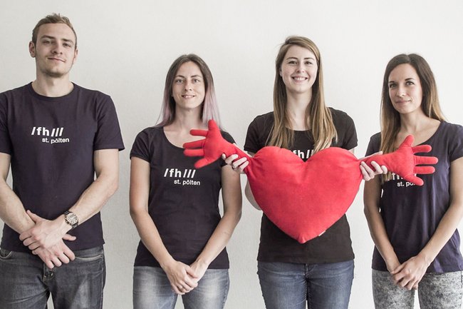 Projektteam Manuel Guzmits, Julia Hofmann, Lea Kanitschar, Sabine Nußbaumer