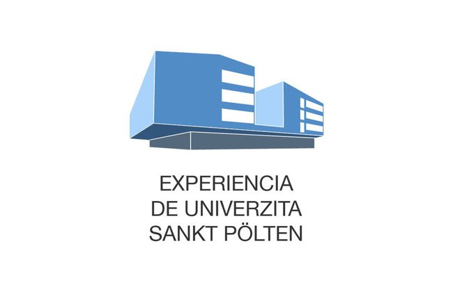 The logo of Experiencia de Univerzita Sankt Pölten