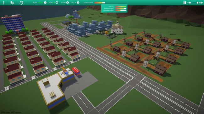 Ziel des Spiels: Aufbau und Weiterentwicklung einer Stadt