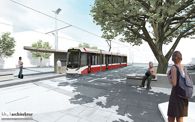 Copyright: „Stern & Hafferl“ und „kb+l architektur" The Tram Gmunden Project