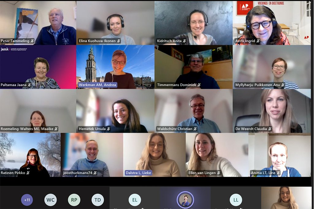 Screenshot of the Kick-off Meeting via Teams