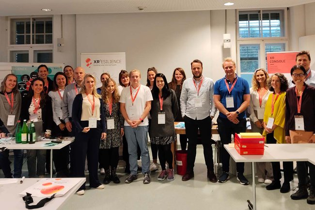 Copyright: XR2eslilience Team © Verena Reiter Resilience Training for Nurses Using XR Glasses